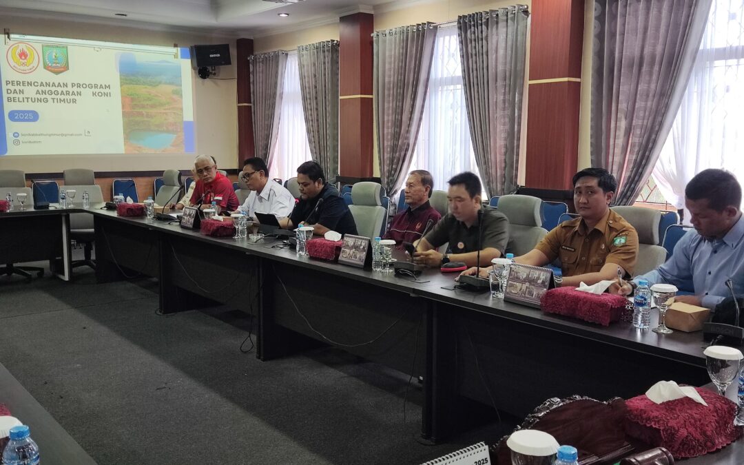 Pengurus KONI Belitung Timur Gelar Audiensi Bersama Komisi III DPRD, Bahas Dukungan Anggaran dan Pengembangan Olahraga Daerah