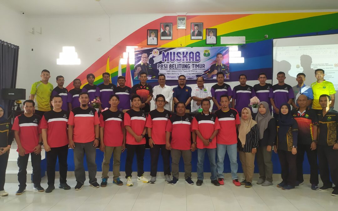 Deden Terpilih Jadi Ketua PBSI Beltim, Lanjutkan Estafet Prestasi Bulutangkis