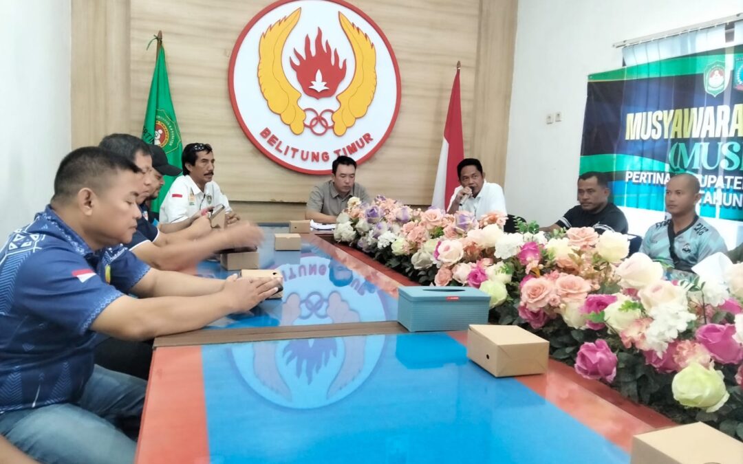 Idwan Fikri Lanjutkan Kepemimpinan Pertina Beltim Periode Kedua